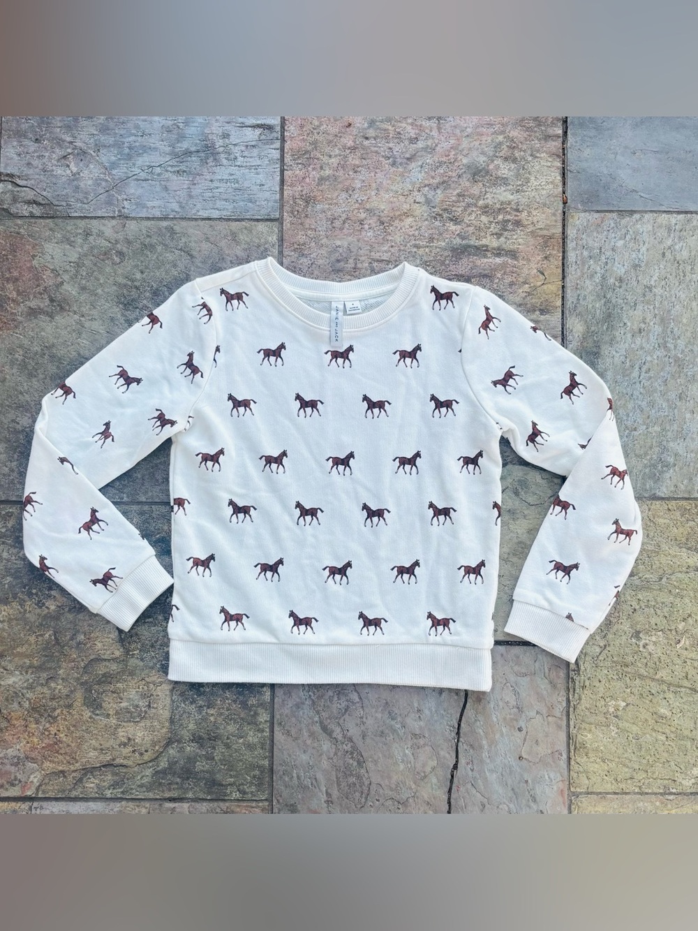 Janie and Jack Equestrian sweatshirt size 8 toddler